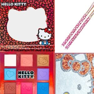 Hello Kitty Makeup Palette and Brush Set